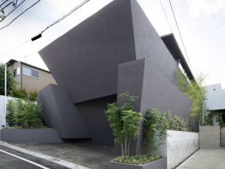 Органический городской дом в Японии