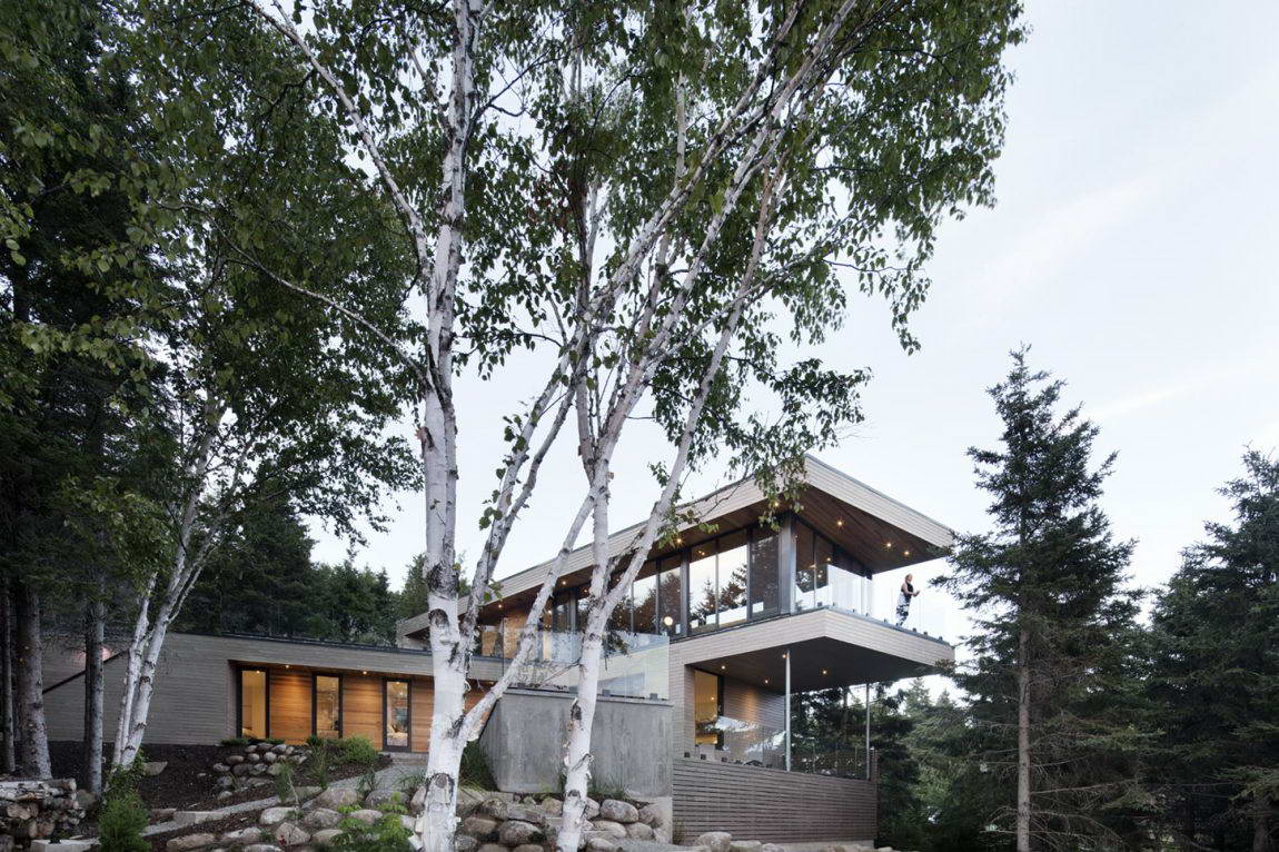 Лесной дом на острове и ещё 4 современных дома в Канаде | Частная Архитектура | Дзен