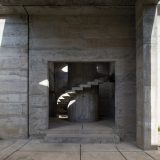 Монументальный бетонный дом в Чили