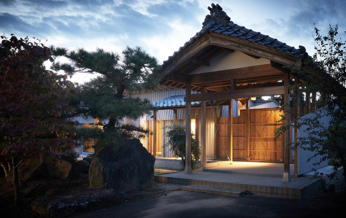 Современный японский дом с традиционными чертами площадью 82 м2