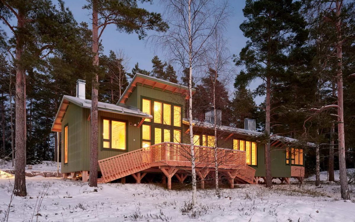 Дачный дом в Финляндии как шкатулка для драгоценностей