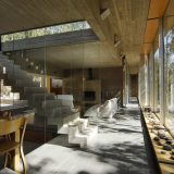Лесной бетонный дачный дом в Чили