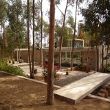 Лесной бетонный дачный дом в Чили