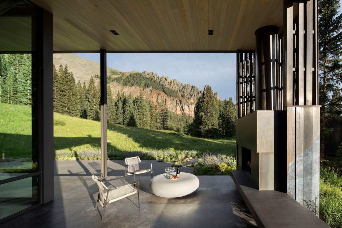 Альпийский дом для отдыха в США 